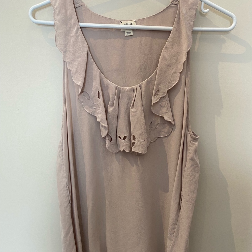 Wilfred silk lilac coloured top